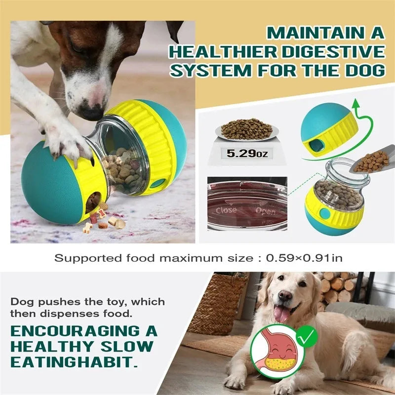 Interactive Dog Toy Tumbler – Fun, Feeding & Mental Stimulation